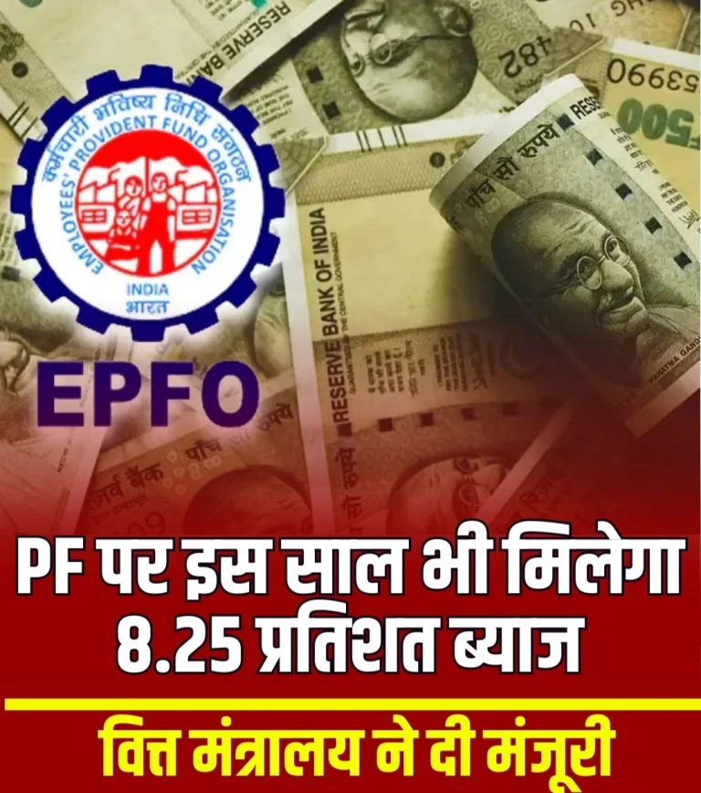 EPFO अपडेट: 33.56 करोड़ कर्मचारियों को मिला 8.25% ब्याज, क्या आपने चेक किया अपना खाता?