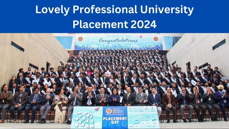 Lovely Professional University placement 2024