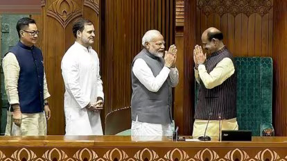 ओम बिरला ने आपातकाल की लोकसभा में निंदा की, कांग्रेस व कुछ अन्य विपक्षी दलों ने किया विरोध