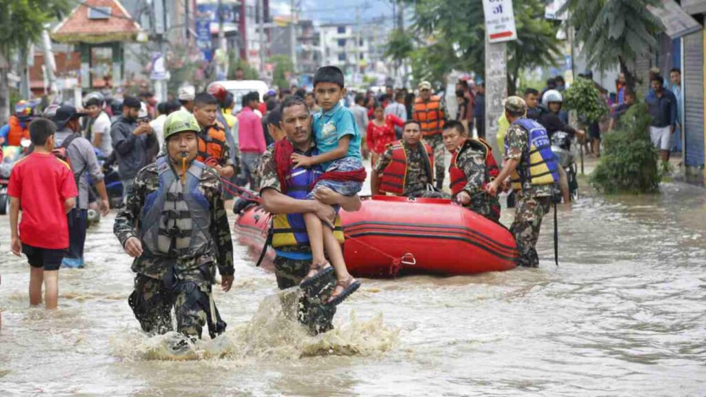नेपाल में एक महीने में वर्षा संबंधी घटनाओं में 62 लोगों की मौत