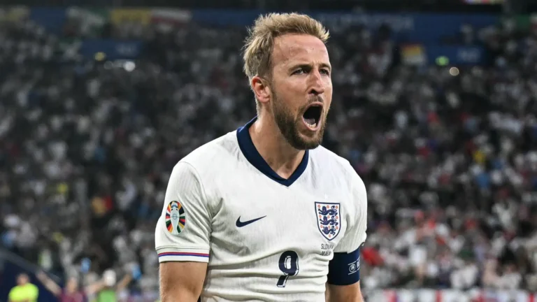 England captain and star footballer Harry Kane showed his experience in the big match