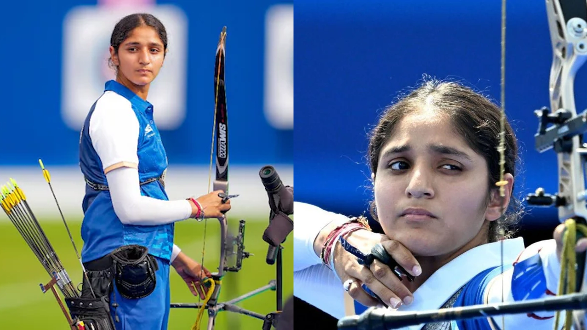 Indian archer Bhajan Kaur's brilliant performance, reached the last 16 of the Olympics