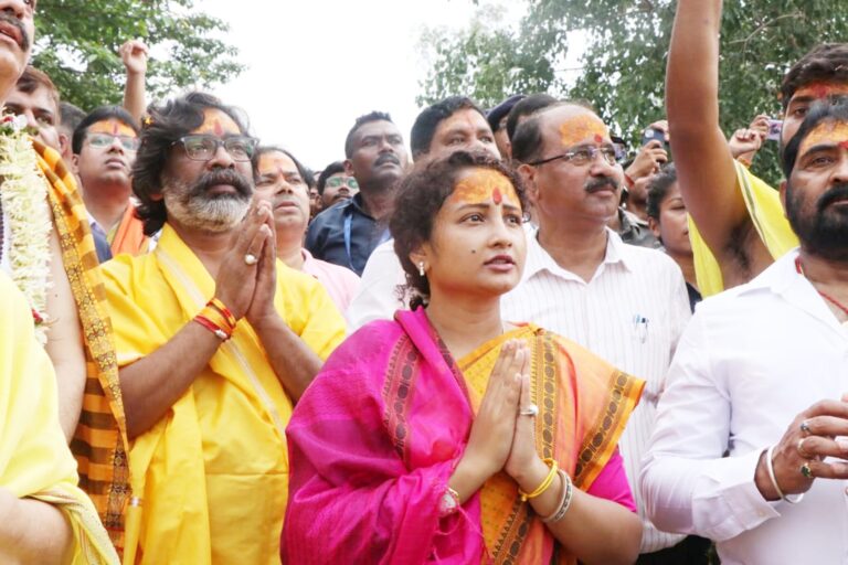Jharkhand Chief Minister Hemant Soren participated in Rath Yatra