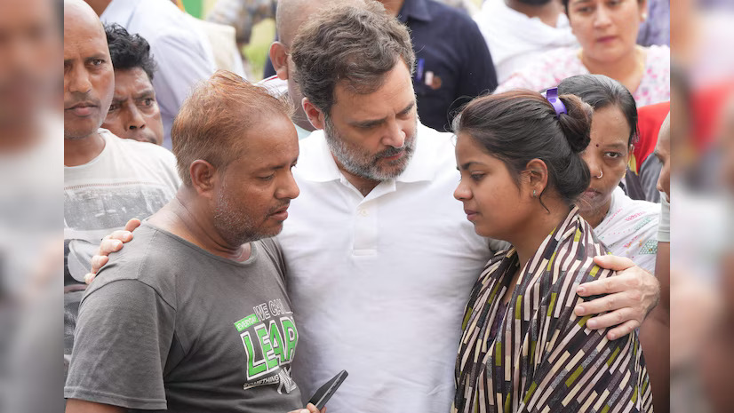 राहुल गांधी ने गुजरात में विभिन्न त्रासदियों के पीड़ितों के परिजनों से मुलाकात की