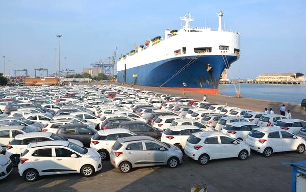 Vehicle exports from the country increased by 15.5 percent in the first quarter