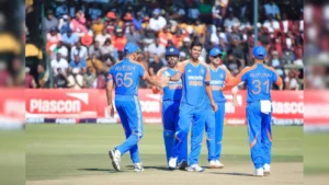भारत ने जिम्बाब्वे को हरा कर श्रृंखला 1-1 से बराबर की, अभिषेक शर्मा का शतक, ऋतुराज गायकवाड़ ने बनाए नाबाद 77 रन