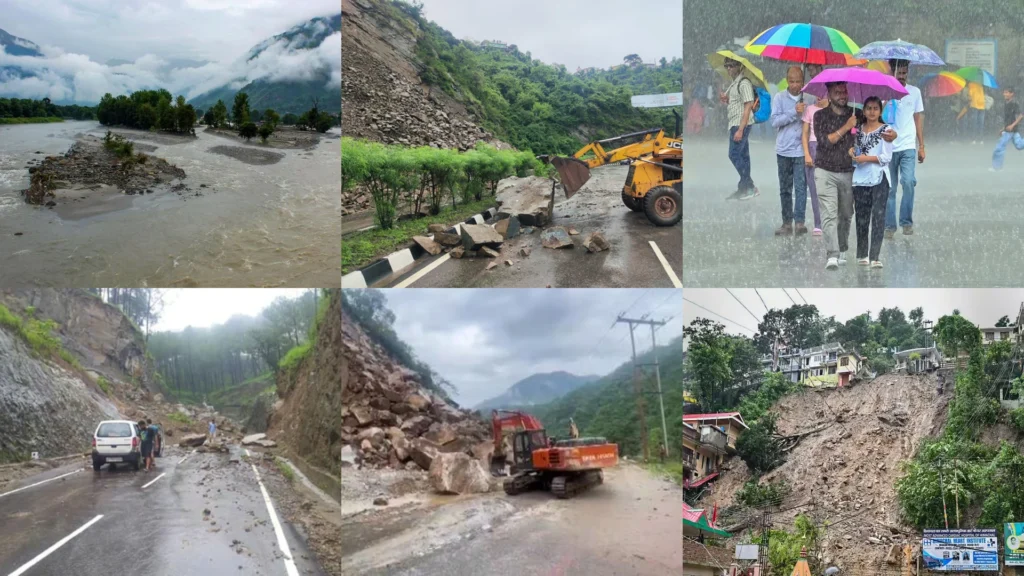 Heavy Rains Force Closure of 197 Roads, Including 2 National Highways, in Himachal Pradesh