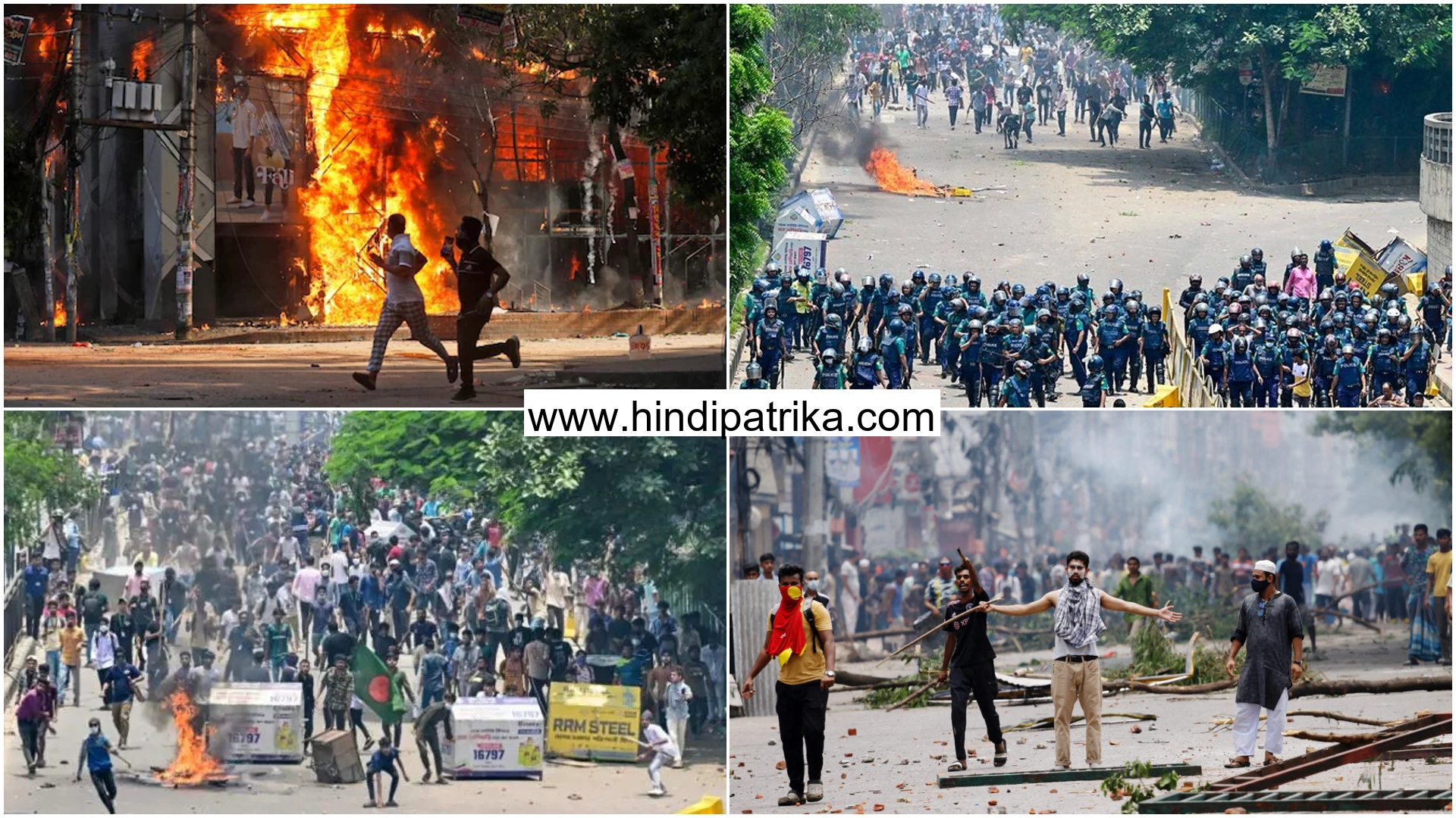Violence in Bangladesh 91 people died, government declared nationwide curfew