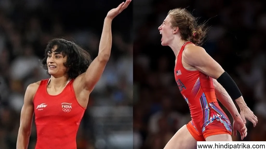 रेसलिंग मुकाबला: Sarah Hildebrandt ओलंपिक फाइनल में पहुंचीं, स्वर्ण पदक के लिए Vinesh Phogat से भिड़ेंगी