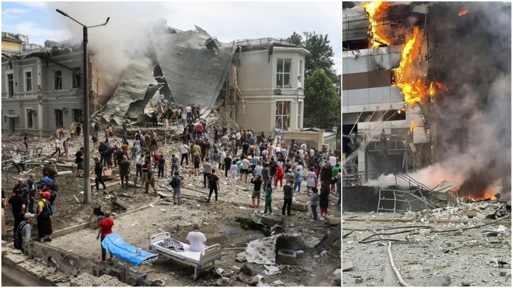 Devastating Missile Attack Hits Ukraine: 40 Dead, Over 180 Injured