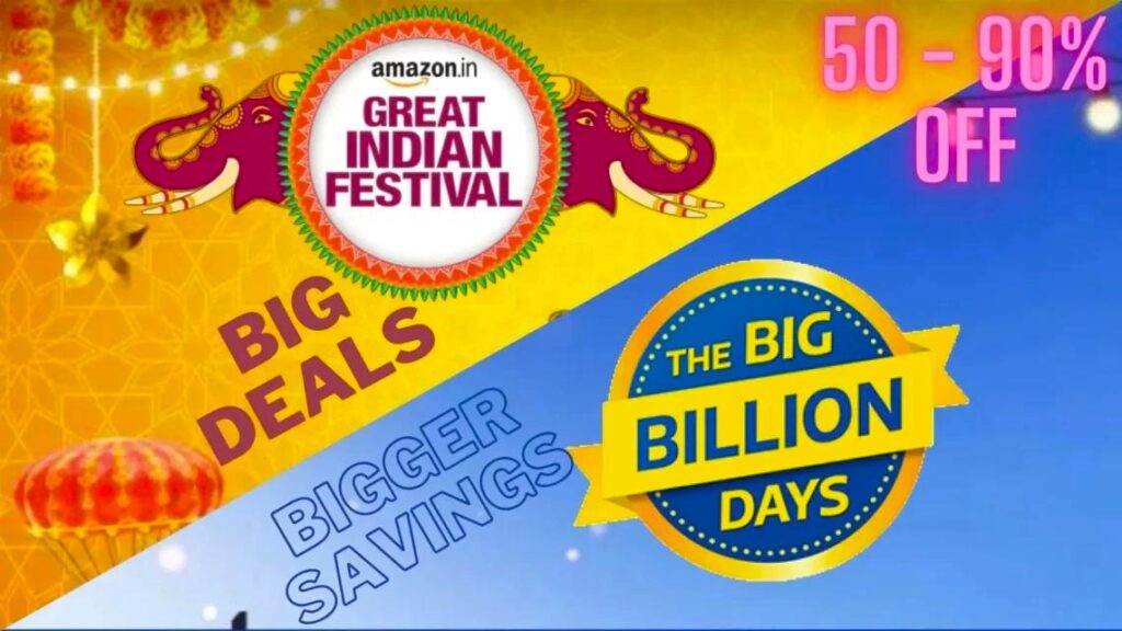 Amazon और Flipkart की मेगा सेल शुरू: शानदार ऑफर्स और भारी छूट का मौका!