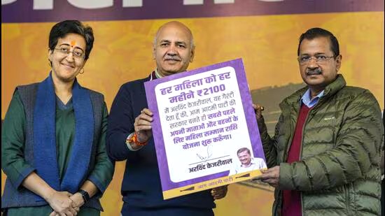 AAP का घोषणा पत्र 2025: दिल्ली चुनाव के लिए अरविंद केजरीवाल ने जारी की 15 गारंटी