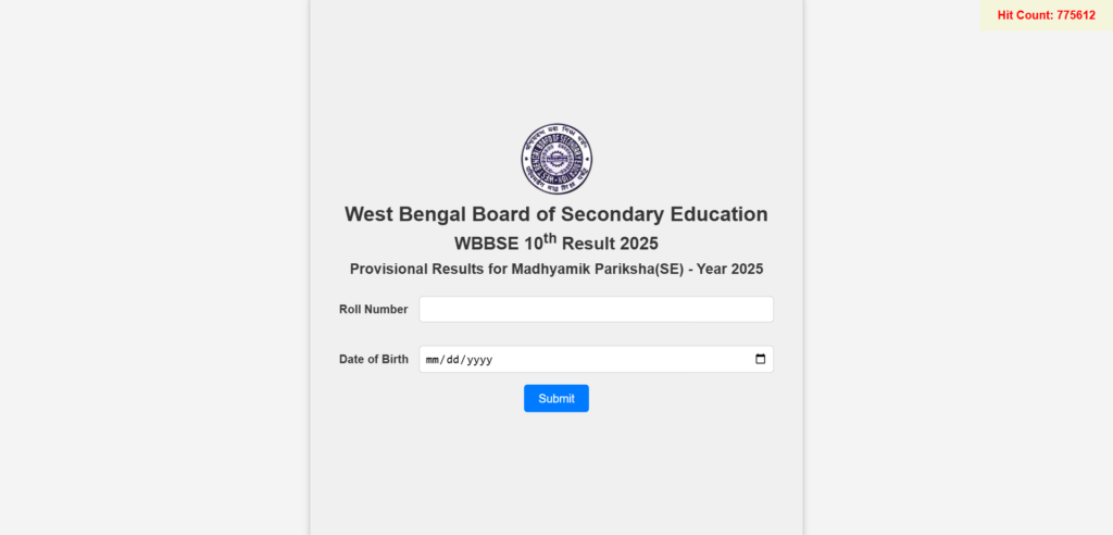 WBBSE MADHYAMIK (कक्षा 10) परिणाम 2025: लाइव अपडेट्स और महत्वपूर्ण जानकारी