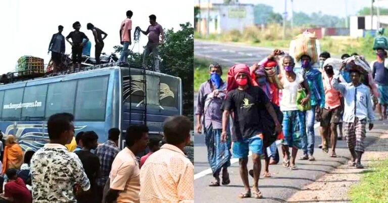 Migrants returned from NCR in the shadow of fear, returned to Bengal